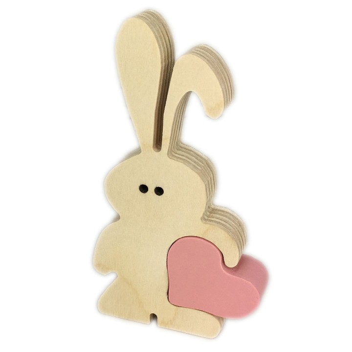 Альтаир. Игрушка "Заяц с сердечком" арт. ФЖ-029
