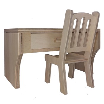 Альтаир. Набор мебели "Письменный стол+стул" арт.МК-021 (дерево)
