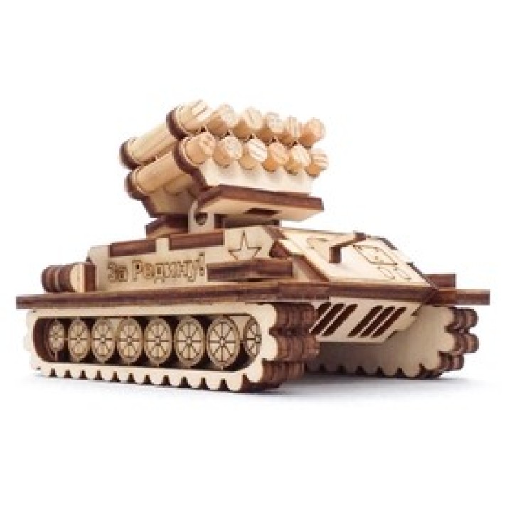 Альтаир. Игрушка-конструктор "Ракетная установка" (дерево) 43 дет., арт.СДМ-37к