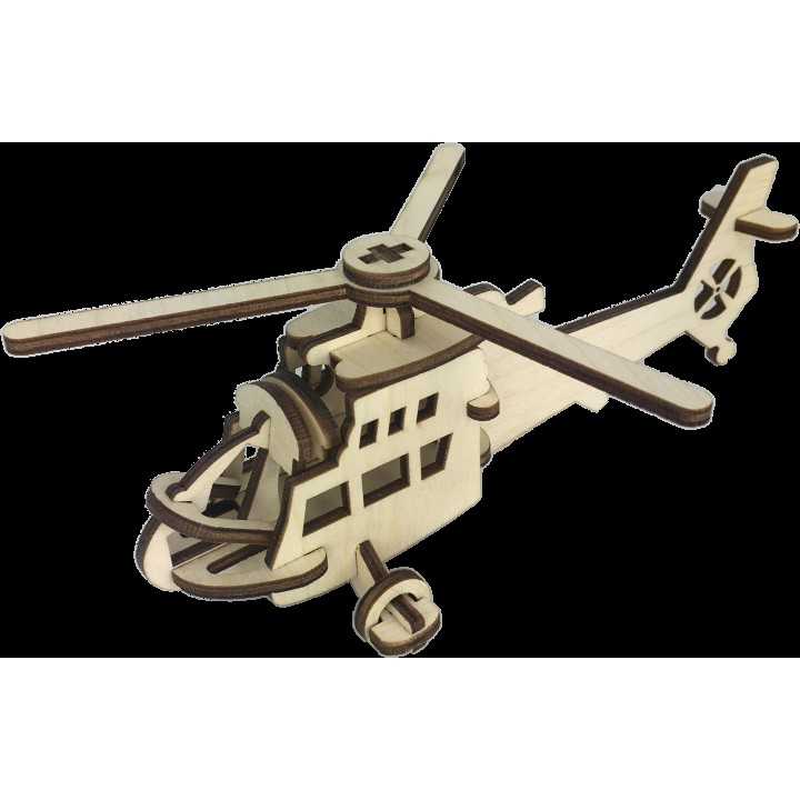 Альтаир. Игрушка-конструктор "Вертолет" 19 дет. арт.СДМ-10ЛК