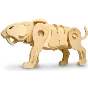 Robotime Сборный робот А410 "Саблезубый тигр" (75 деталей)