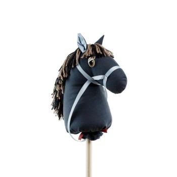 Коняша. Лошадка "Вороной" на палке арт.КМ012