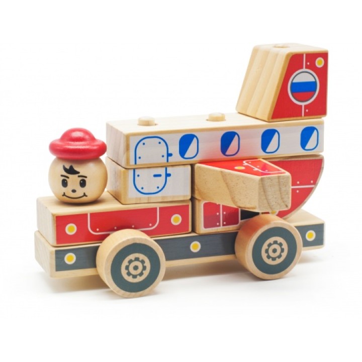 МДИ Д062 Автомобиль-конструктор 4 "Самолёт" (дерево)/48