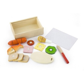 VIGA. 50260 Набор "Продукты"10 предметов,в ящике(21*6,5*14)