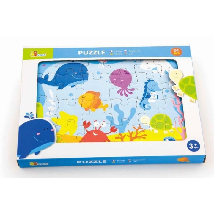 VIGA. 50200 Пазл "Океан" 24 детали,в пленке(30*1*27)