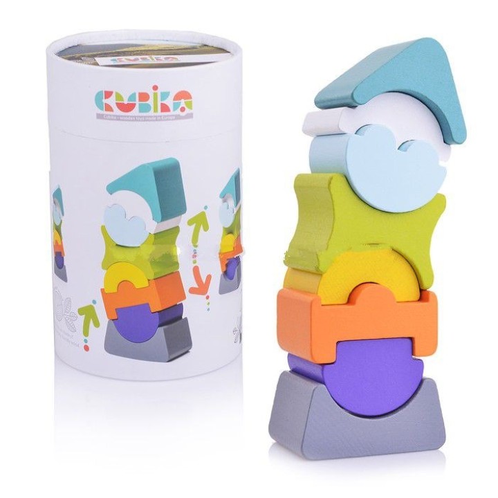 CUBIKA.12701/LD-7 Игрушка логическая "Башня" (8 дет.) /20