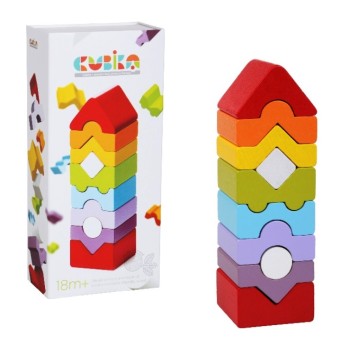 CUBIKA.14989/LD-10 Игрушка логическая "Башня"