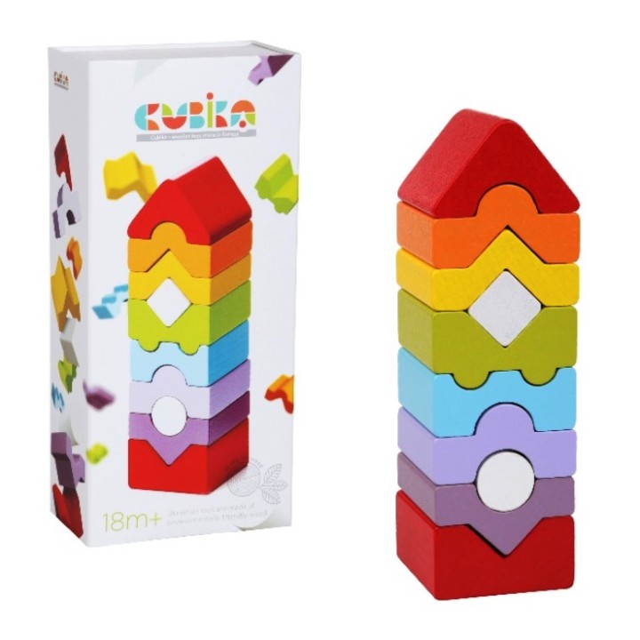 CUBIKA.14989/LD-10 Игрушка логическая "Башня"
