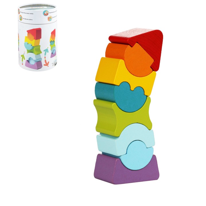 CUBIKA.12862/LD-9 Игрушка логическая "Башня" (8 дет.) /10