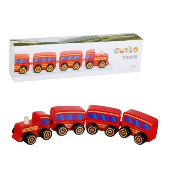 CUBIKA.15375 Игрушка деревянная Поезд "Ретро"