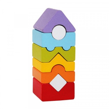 CUBIKA.15009/LD-12 Игрушка логическая "Башня"