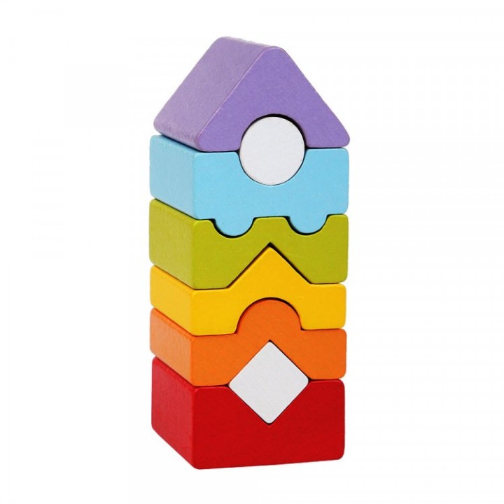 CUBIKA.15009/LD-12 Игрушка логическая "Башня"