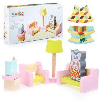 CUBIKA.15030 Игрушка детская деревянная "Набор Мебели 4"
