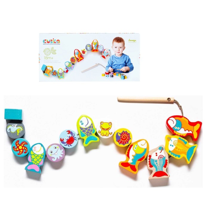 CUBIKA.13647 Шнуровка "Рыбки" (12 дет.) /20