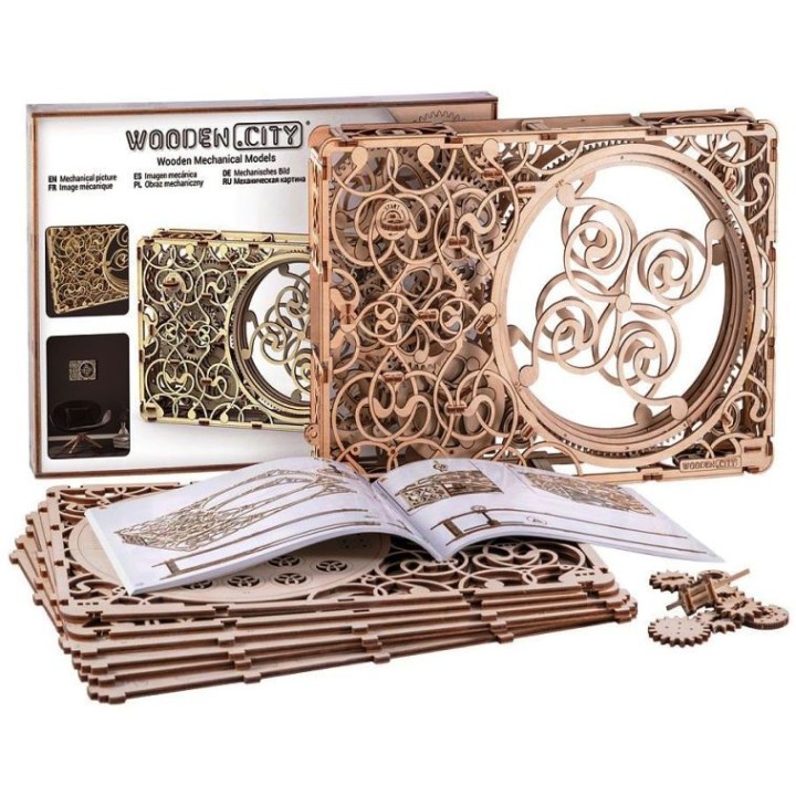 Wooden.City. Модель для конструирования "Механическая картина" арт. 311 (фикс.цена)