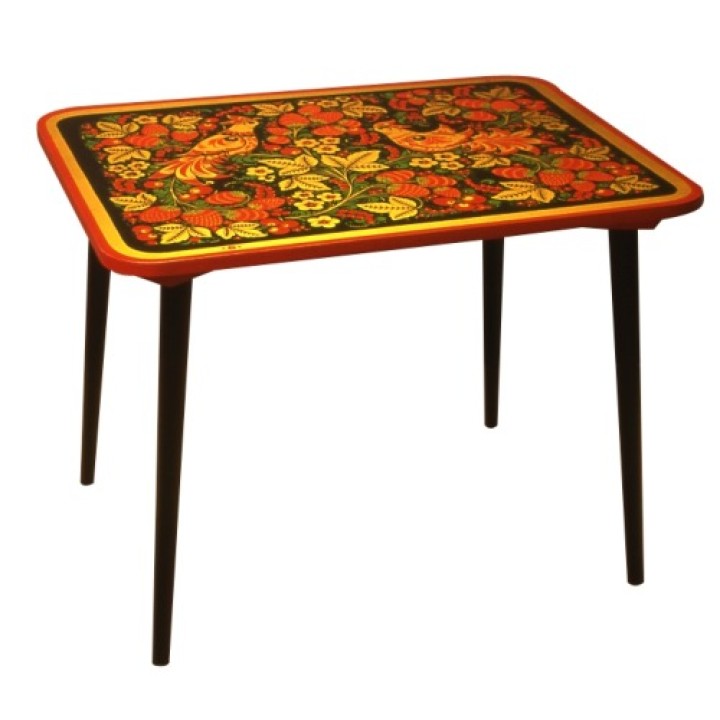 Хохлома. Стол малый "Детство" (дерево) H-47см. арт.7210