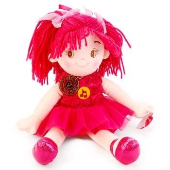 Мульти-пульти. "Мягкая кукла" стихи и песенки А.Барто 35см в пак. арт.С7186-RU