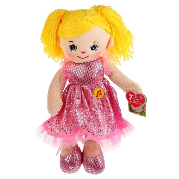 Мульти-пульти. Игрушка мягкая А. БАРТО кукла 30см озвуч. руссифиц. в пак арт.BAC9015-RU/BAC8980-RU