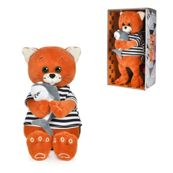 Мягкая игрушка. Колбаскин&Мышель. "Колбаскин Морячок с зубастой акулой" арт.MT-MRT051901-25