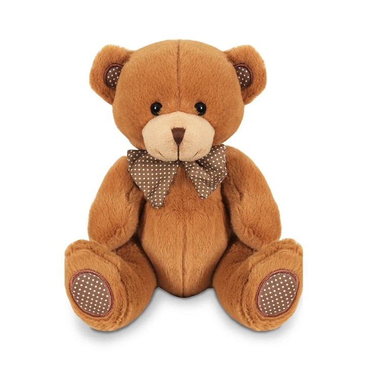 Мягкая игрушка. Медведь "Лука" темно-коричневый, 20 см, (15 х20 х12) арт.236251/6280-20-1