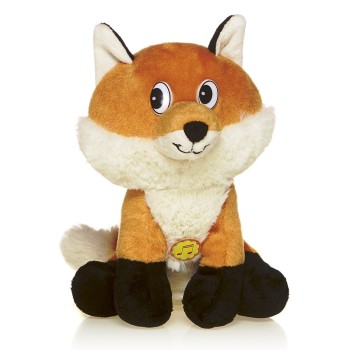 Мягкая игрушка. Лисенок "Хитрушка" озвученный, 19 см. (19 х13 х22) арт.MP-HH-B28571E
