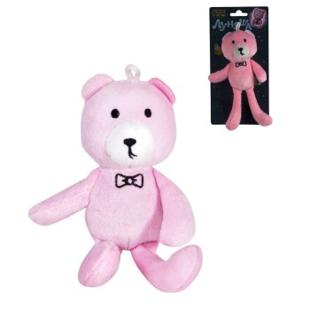 Мягкая игрушка. Луняша "Мишутка" 16 см., светится в темноте арт.77617