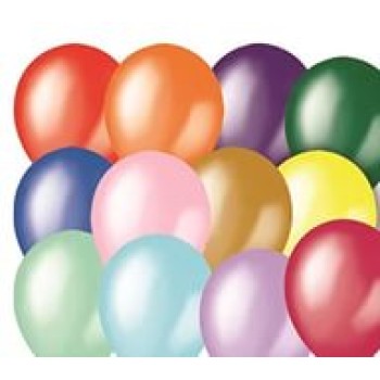 "Пати бум" Шар круглый 30см Декоратор ассорти 100шт