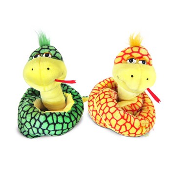 Мягкая игрушка "Змея" классическая средняя музык арт.LA-1097B