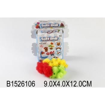 Конструктор-липучка с шариками (Bunchems),цвет в ассорт. арт.B1526106/8864-1 9*4*12см