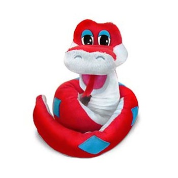 Мягкая игрушка "Питон" малый муз. арт.LA-1105B