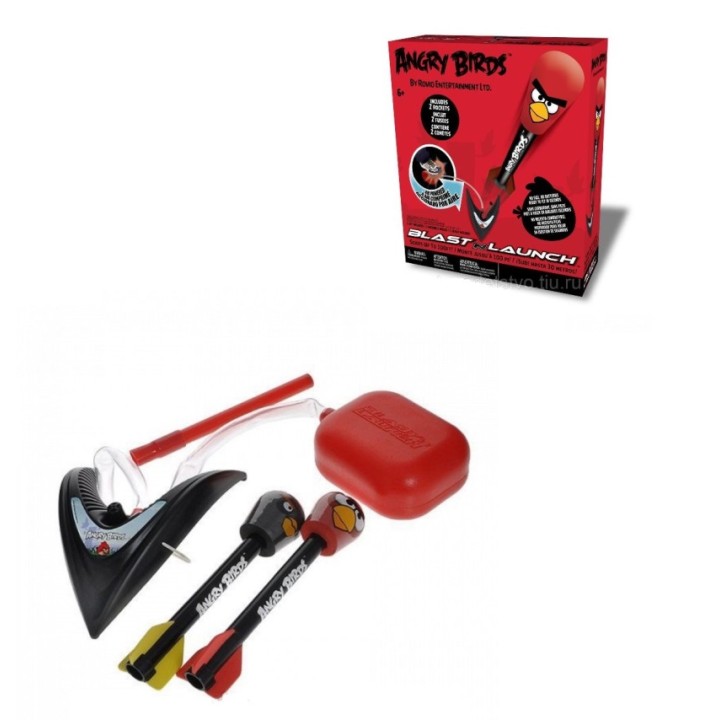 Angry Birds. Игровой набор Ракета с пуск. устройством в кор. арт.23245