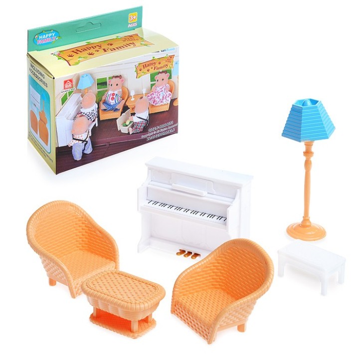 Happy Family. Мебель для персонажей в кор. арт.1038008/012-09B