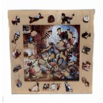 Фигурные деревянные пазлы