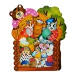 Деревянные пазлы по сказкам